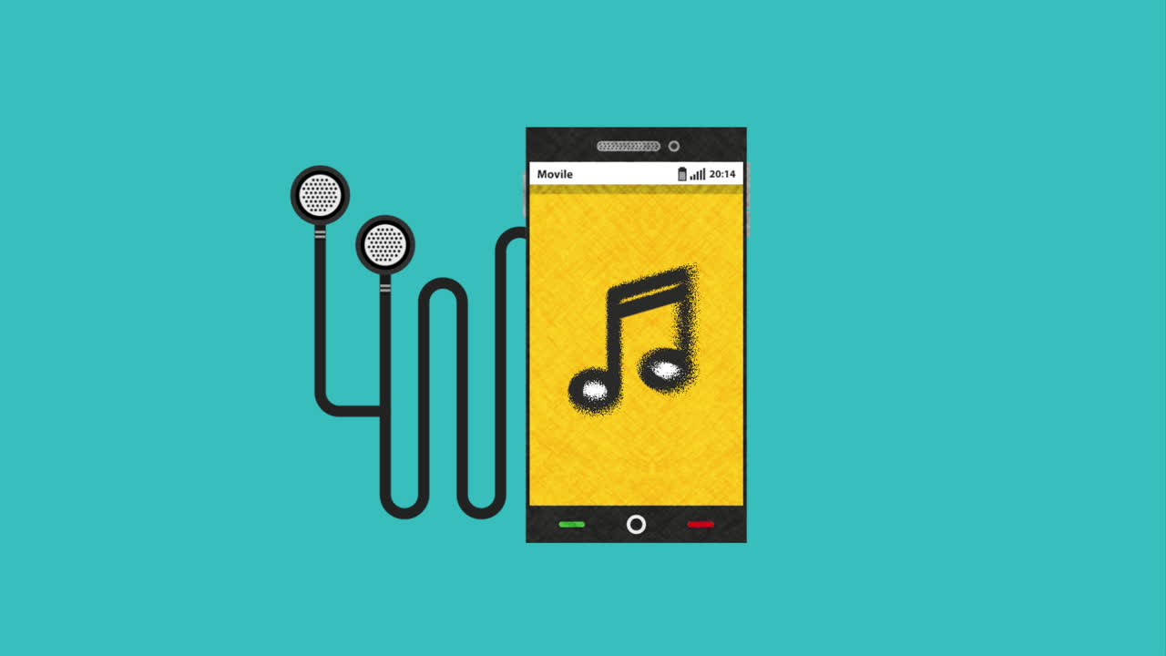 오디오 아이콘 디자인, 비디오 애니메이션