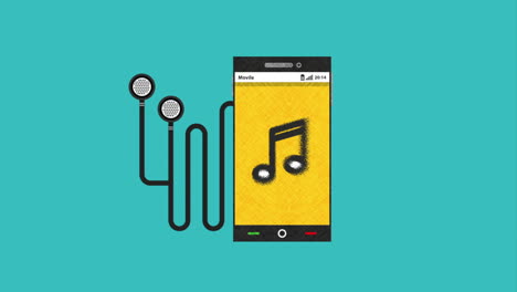 audio icon design, video animation