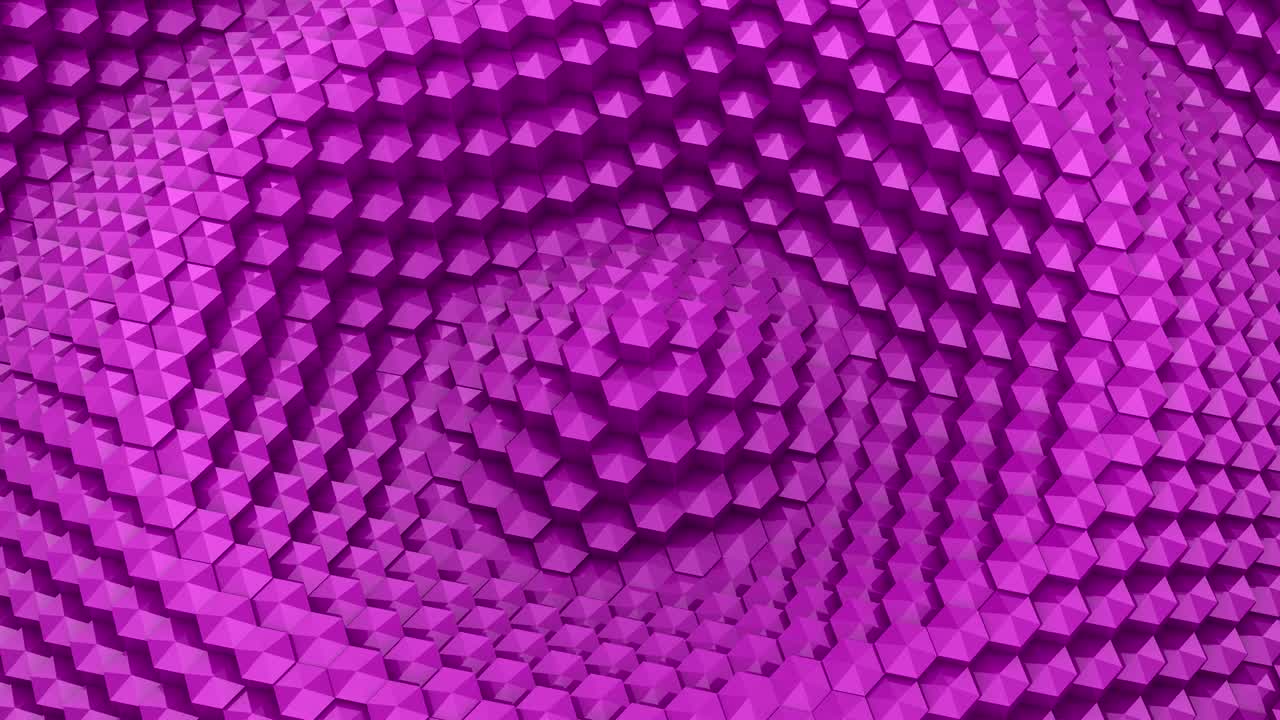 Hexagons Formed A Wave