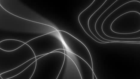 abstract light lines and shapes