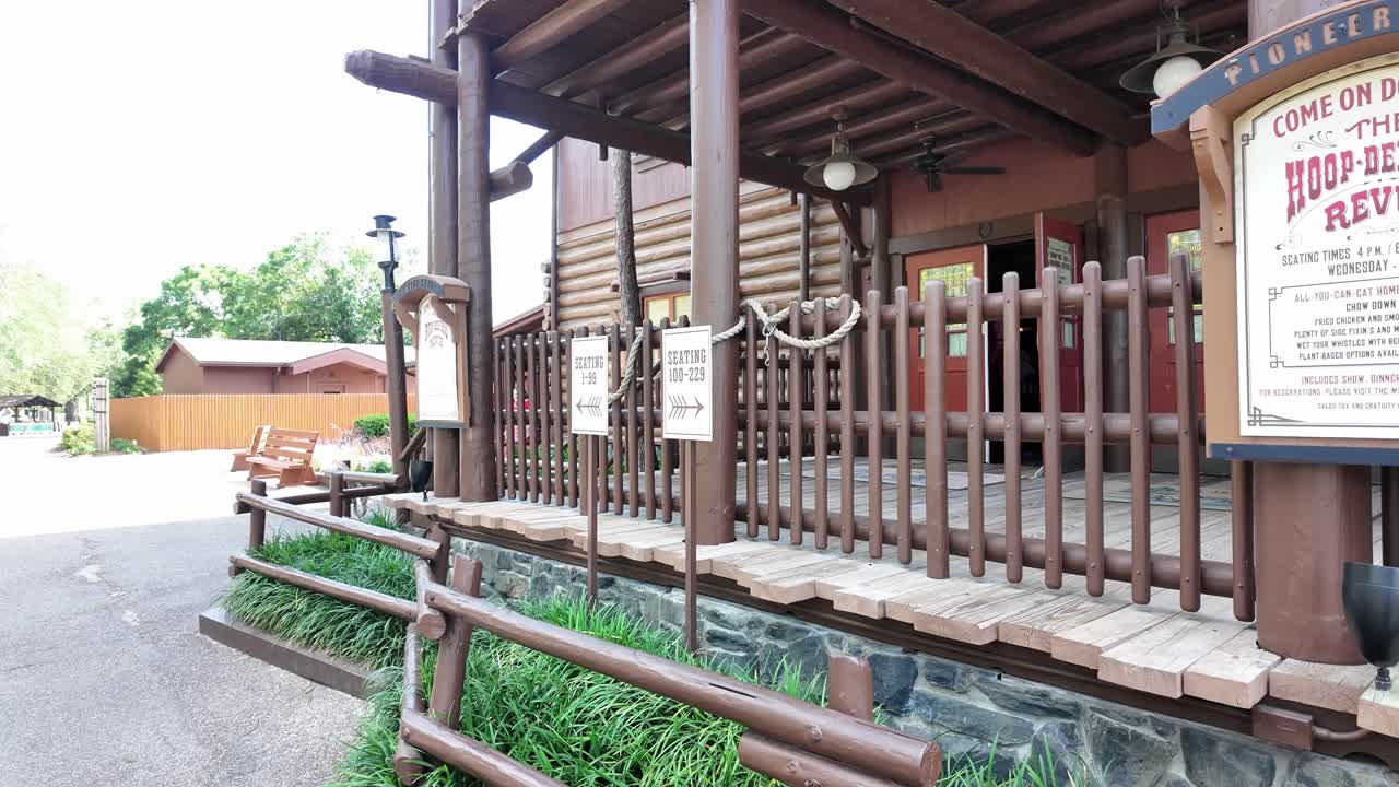 Pioneer Hall at the Disney Fort Wilderness campground