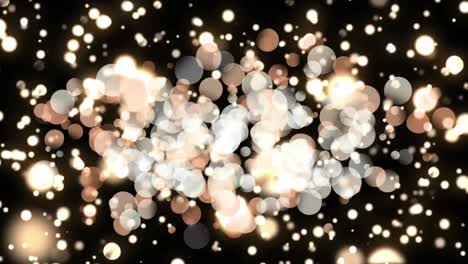 luces bokeh brillantes