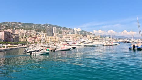 boats docked in monte carlo's scenic harbor