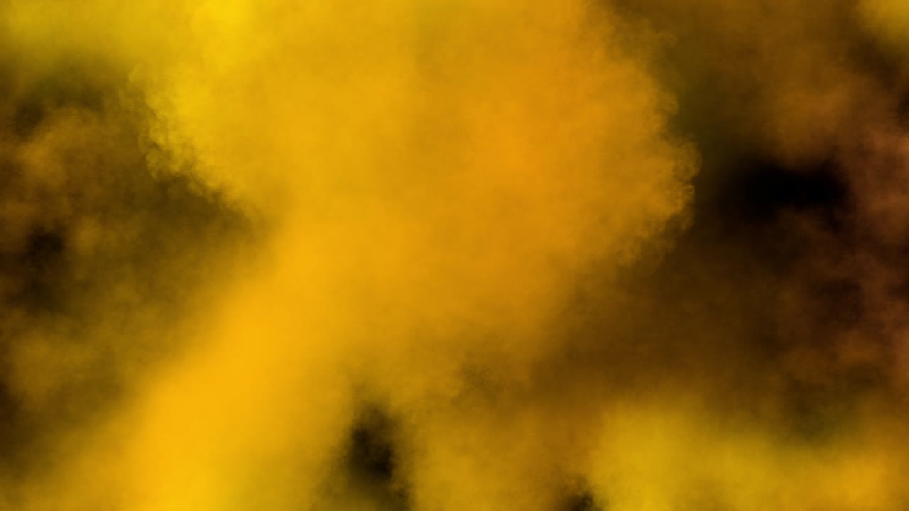 esparciendo humo de color, limpiando el marco horizontalmente. distancia media.