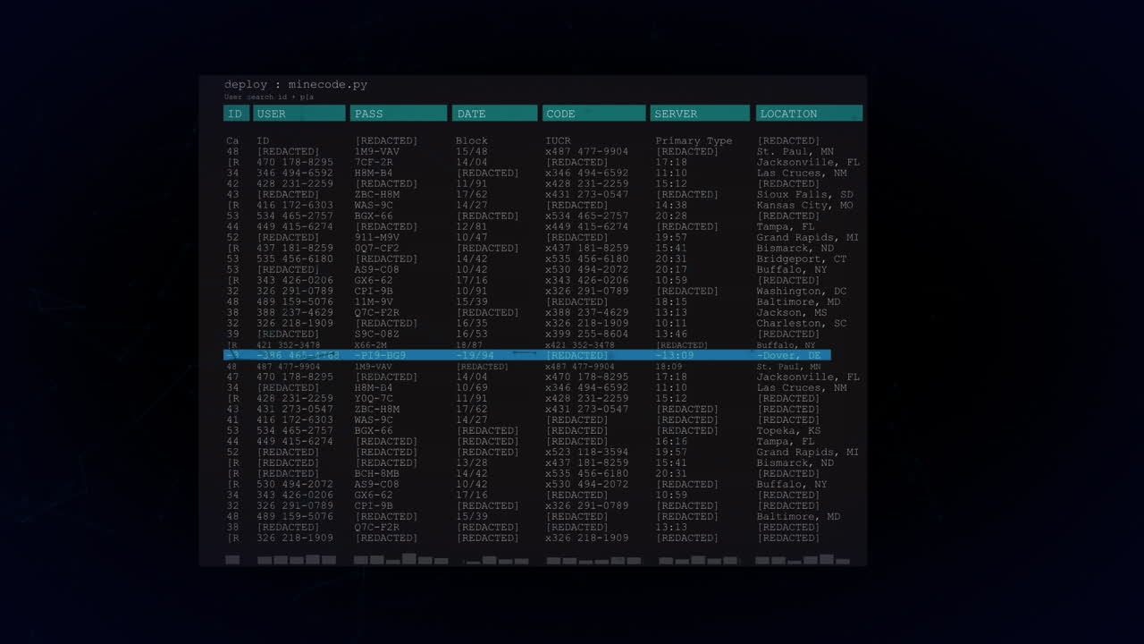animación de formas a través del procesamiento de datos