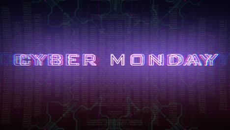 cyber lunes: una pantalla con luz de neón infundida en la piel