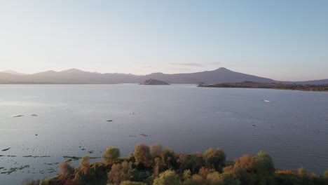 Luftanflug-Auf-Die-Insel-Janitzio-Michoacan