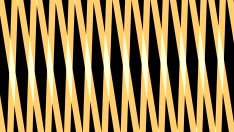 animation consisting of intersected colored stripes.