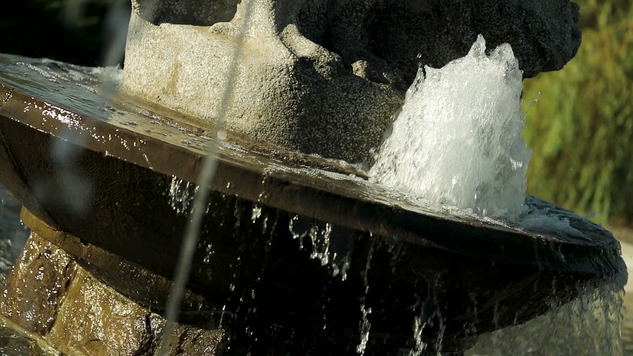 공공 공원의 분수