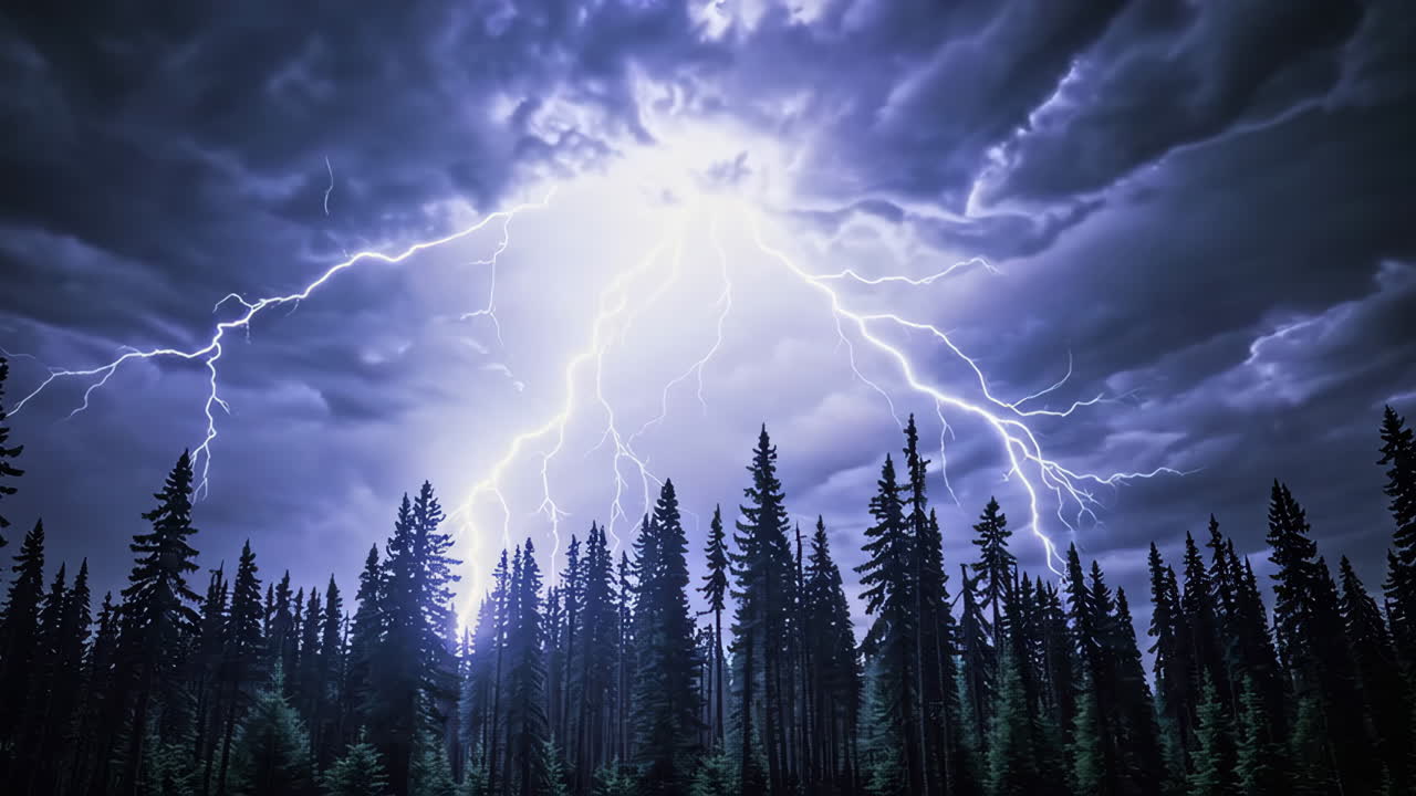 Stormy Night in the Forest