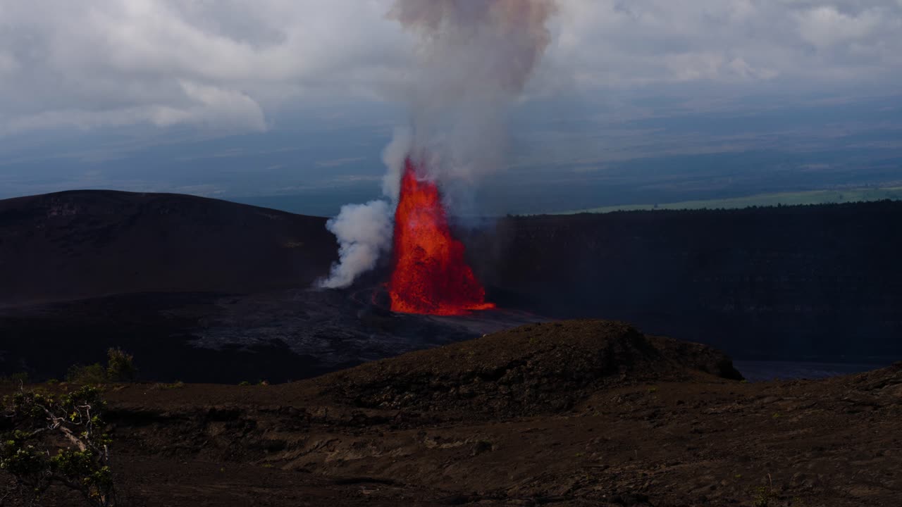 Kīlauea Lava Fountain Eruption Hawaii 2026