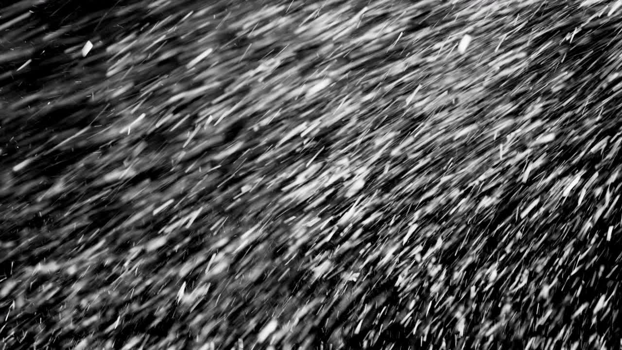 4k de nieve caída real