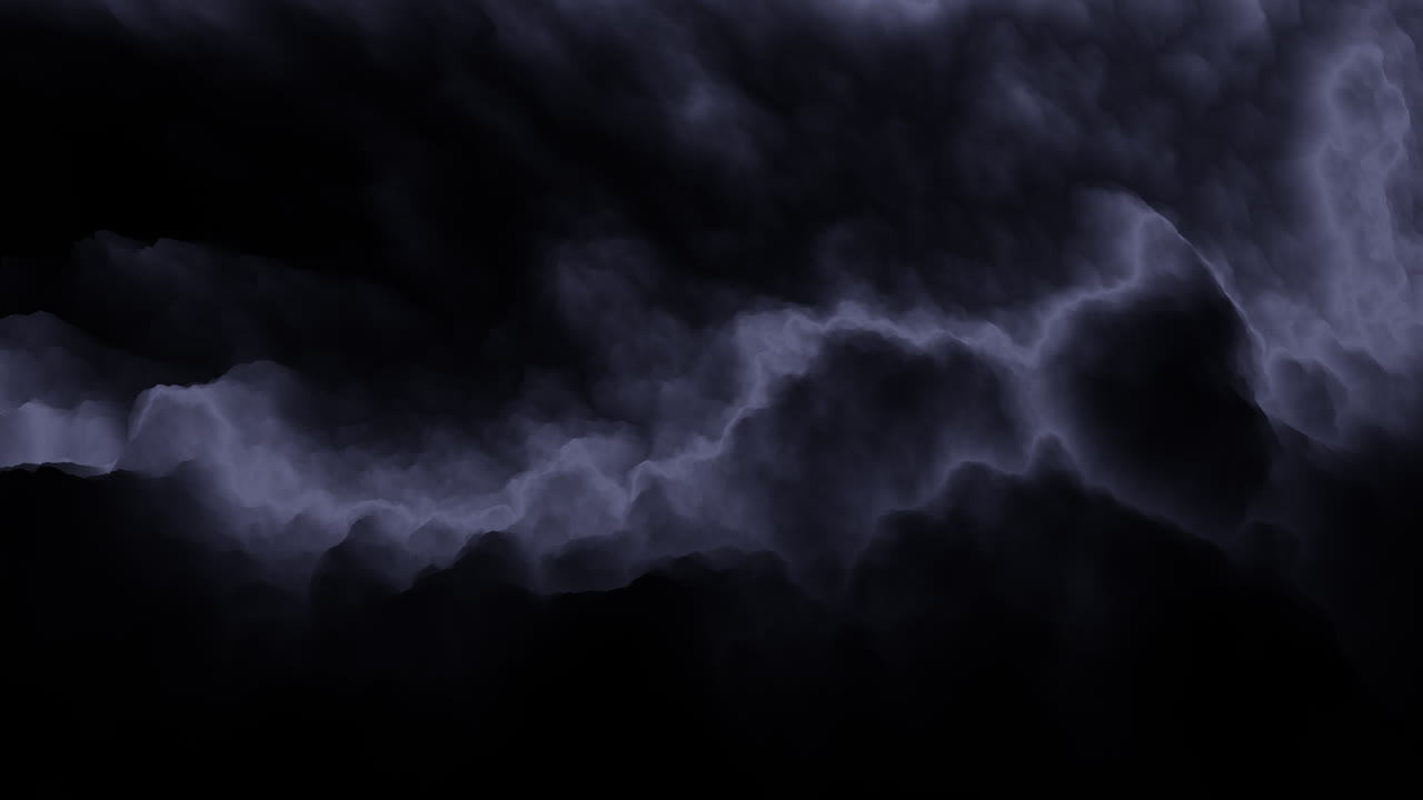 The ominous beauty of a stormy sky illuminated by lightning