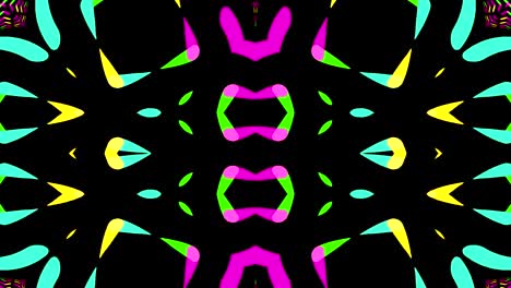Vj-Loop-Kaleidoskop-Farben-Bewegungshintergrund
