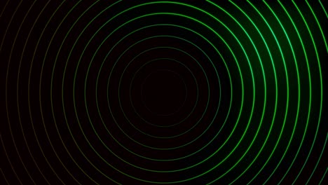 abstract green circles background