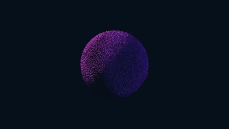 abstraktes 3d-objekt in neonfarben, das sich auf einem schwarzen hintergrund bewegt und transformiert. minimale morphing-bewegungsgrafik, animierte form