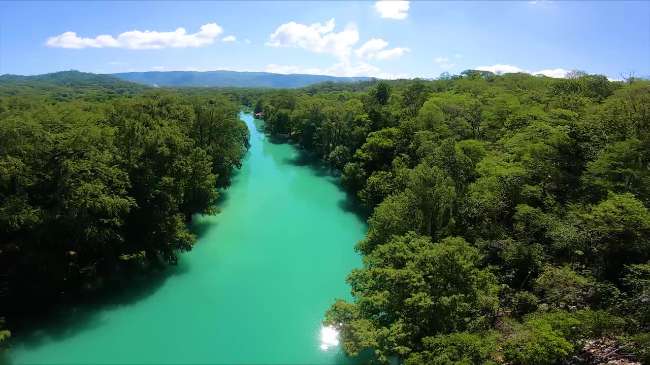 Aerial view of a River