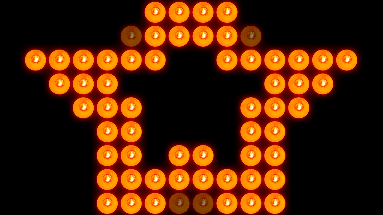 luces de bombilla. un fondo abstracto que parpadea. una ilustración digital