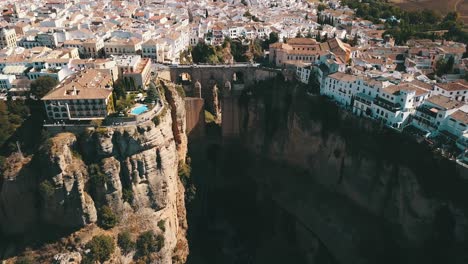 aerial video shots from ronda spain in 4k