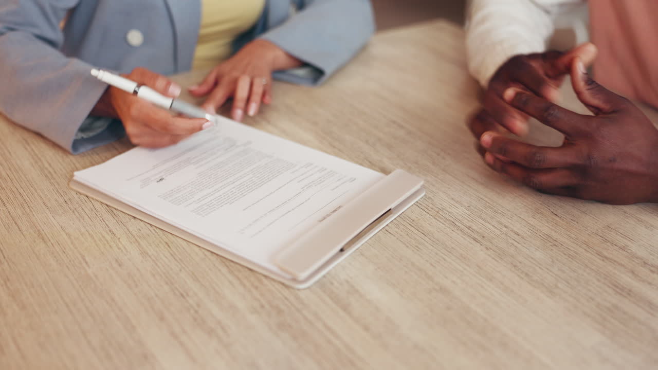 Signing an Agreement and Sealing the Deal with a Handshake