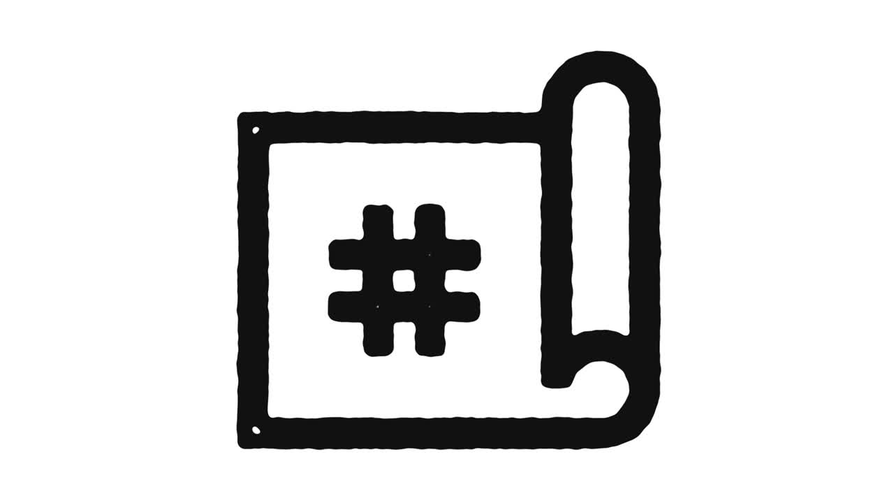 소셜 미디어 아이콘 애니메이션 영상 및 알파 채널