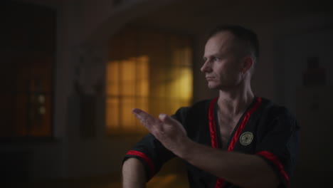 kung fu training session