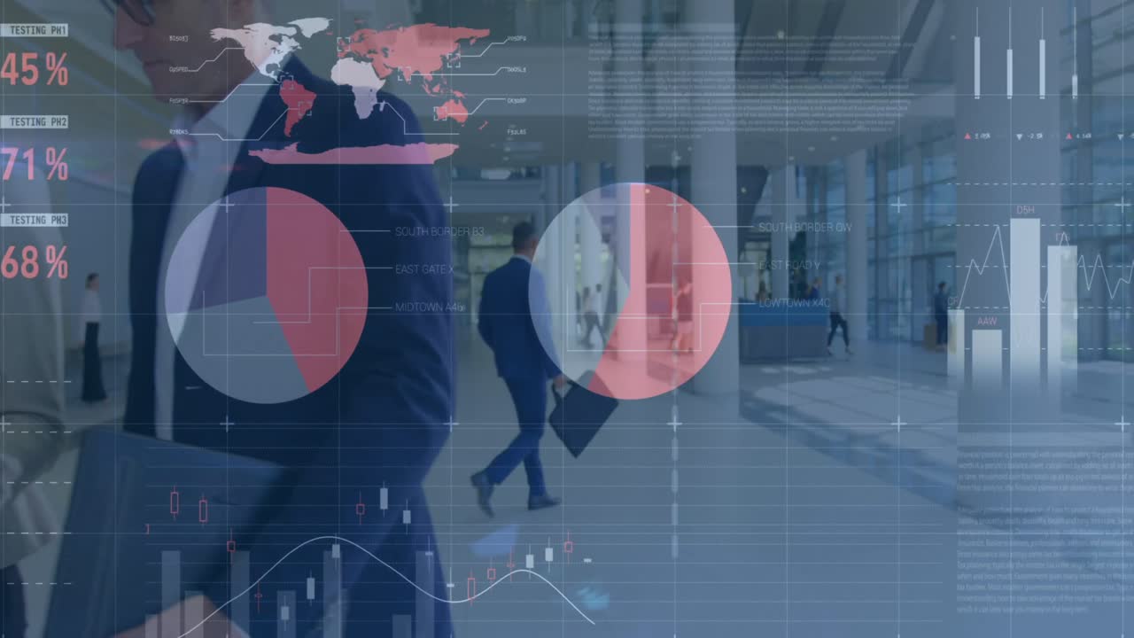 다양한 사업가들이 이야기하는 데이터 처리의 애니메이션