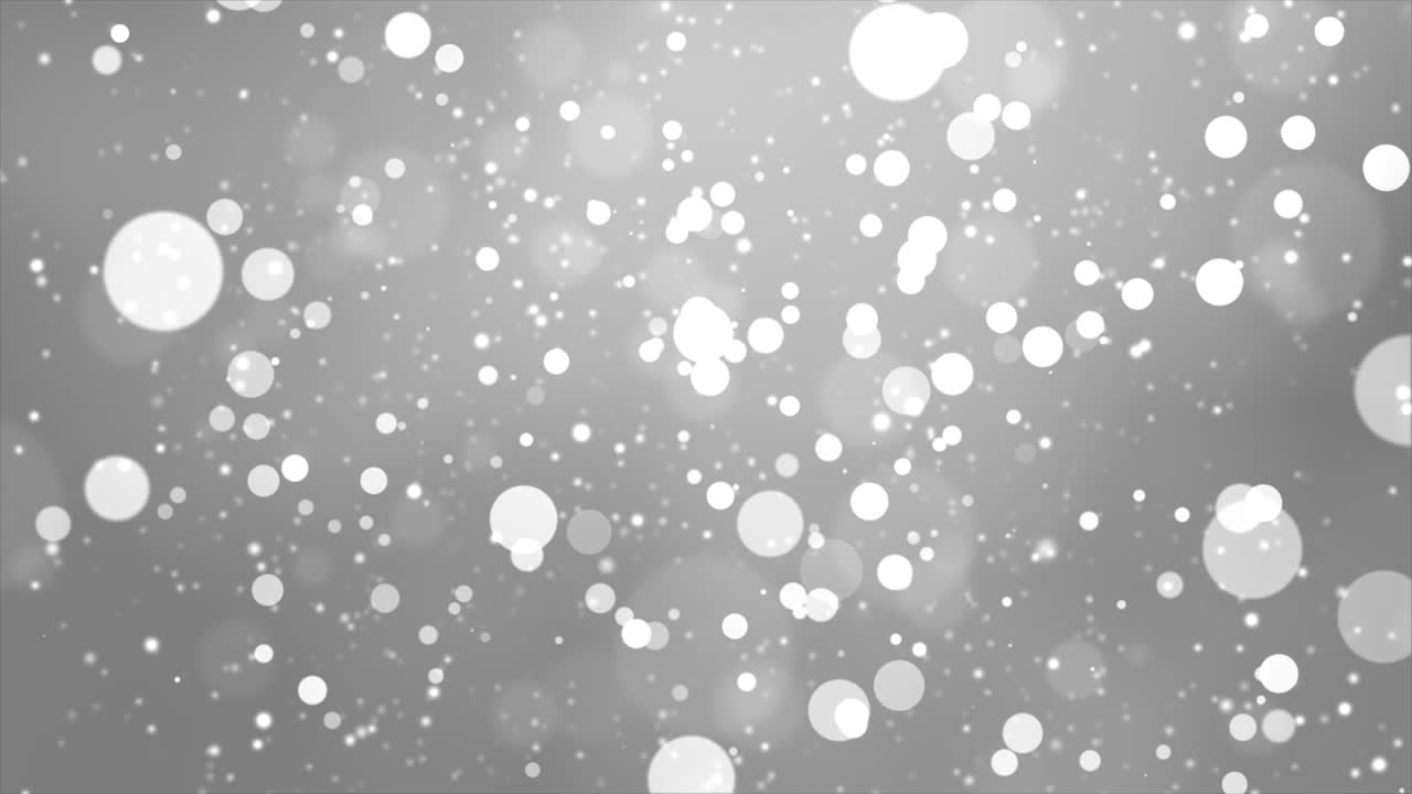 Abstract natural organic white dust particles floating loop background 4k dynamic randomly slow