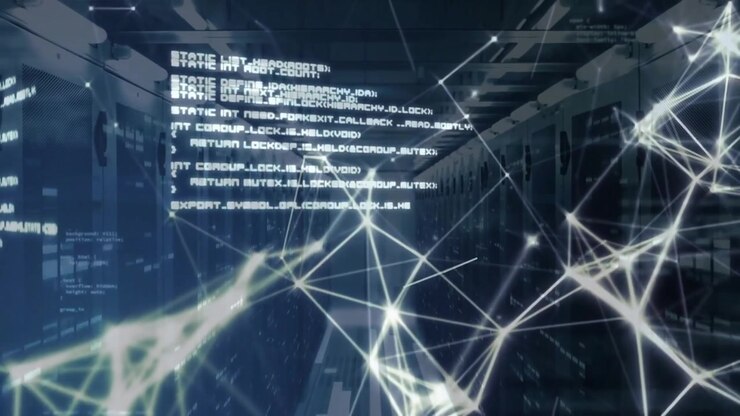 Digital Data Network and Code Overlays in a Server Room