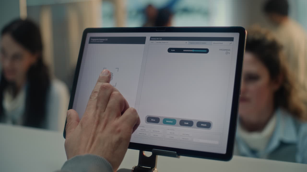 Fingerprint Scanning Verification