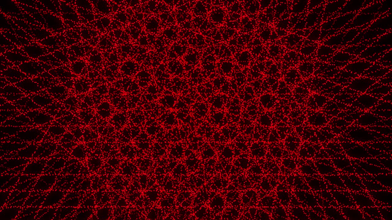 Red Color Dot Shape Pattern animation motion graphics