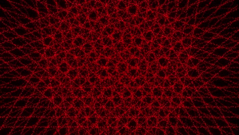 patrón de forma de punto rojo animación gráficos de movimiento