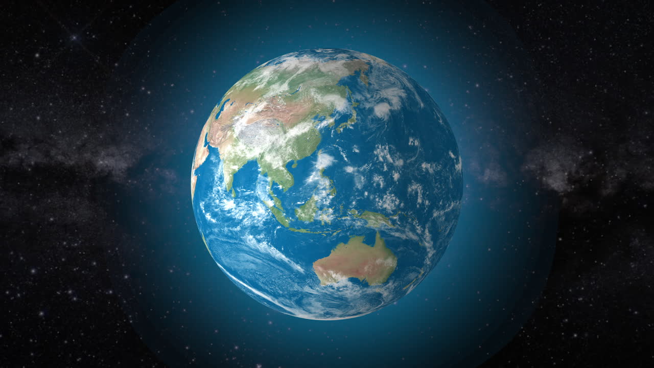 영화적 비디오 배경은 현실적인 지구가 회전하고 필리핀을 확대하는 것을 보여줍니다. 현실적인 지구 회전과 필리핀의 국가를 확대하는 4k 비디오 배경