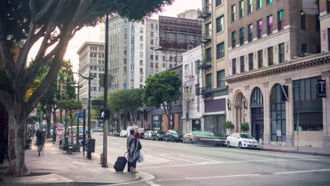 City Street Scene with Cars and Buildings