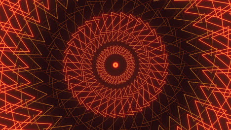 dynamic spiral pattern red lines with circular center