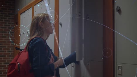 анимация сети связей через студентку