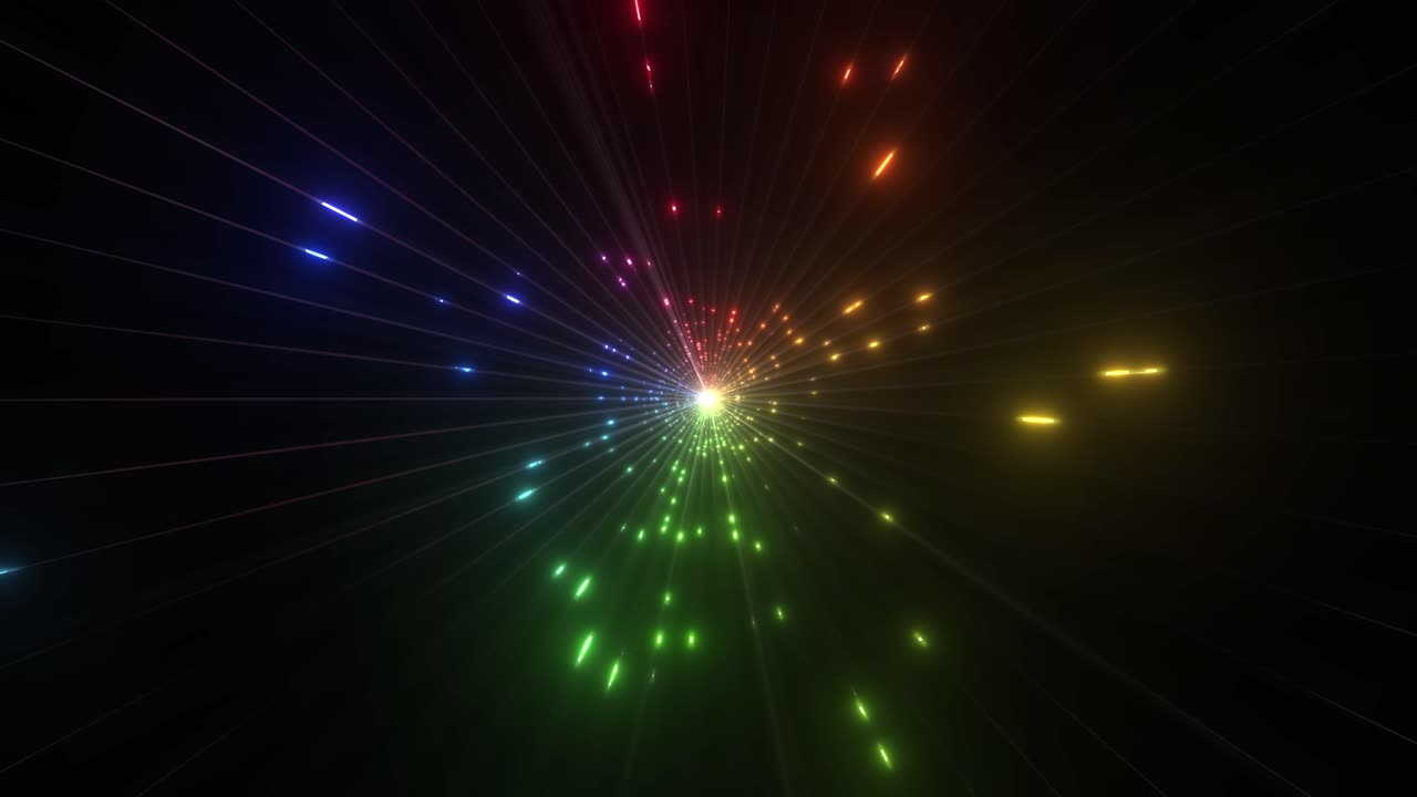 Abstract Colorful Explosion