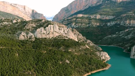 water reservoir at catalonia spain mountain, catalonia spain mountain, vegetation cover at catalonia spain mountain