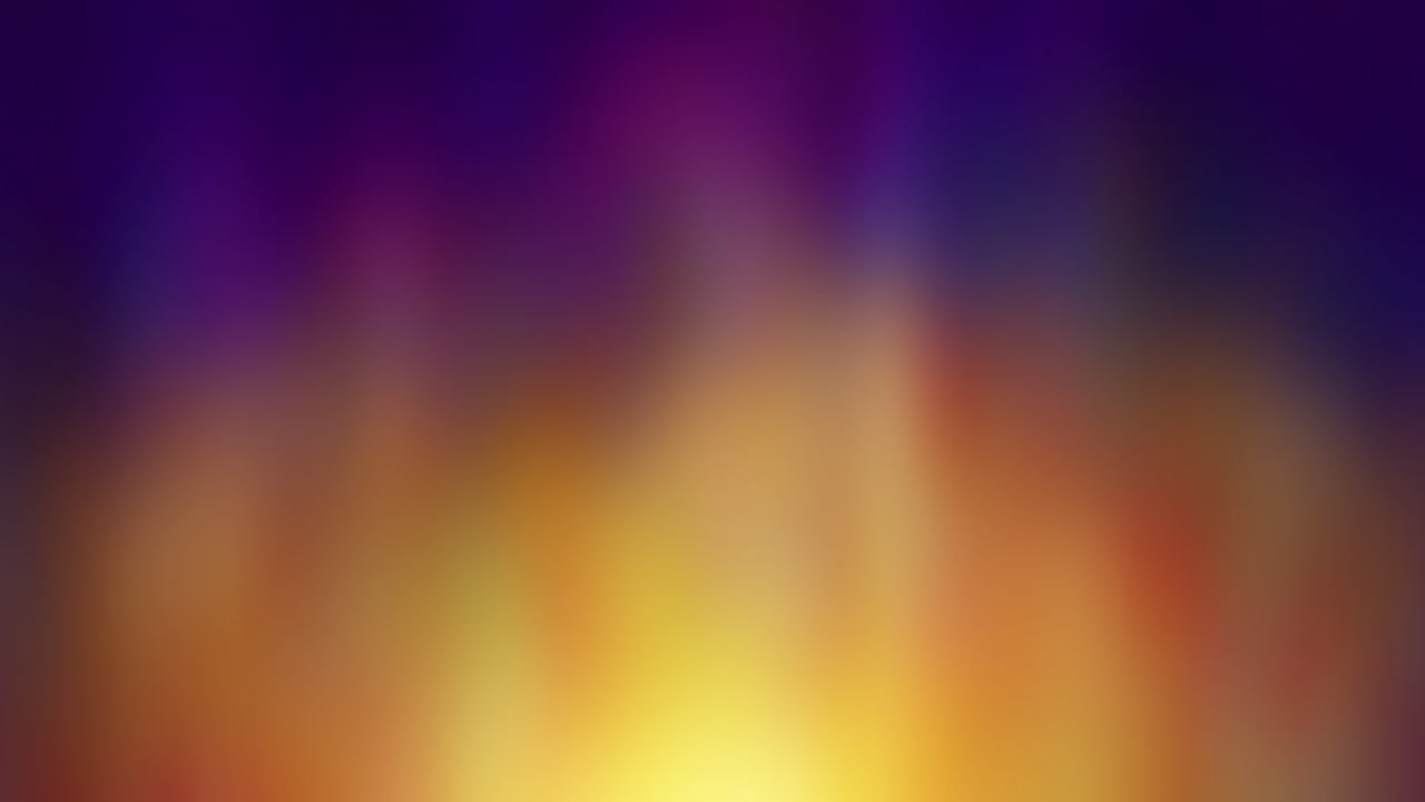 fondo de gradiente borroso con bucle en tonos amarillos, naranjas y púrpuras, cámara lenta. creando una atmósfera cálida y soñadora