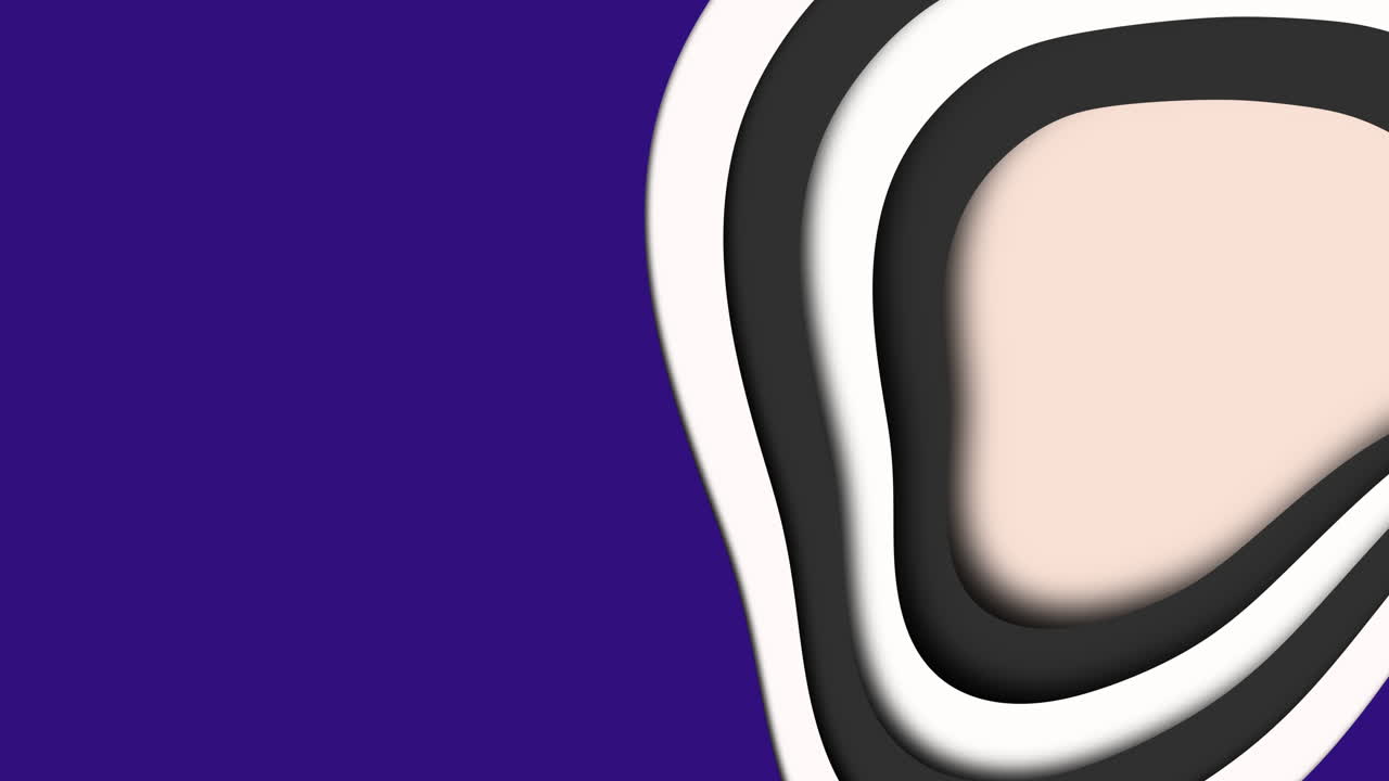 patrón de ondas de corte de papel plástico colorido