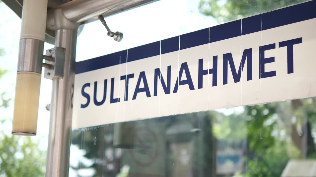 Sultanahmet Bus Stop Sign