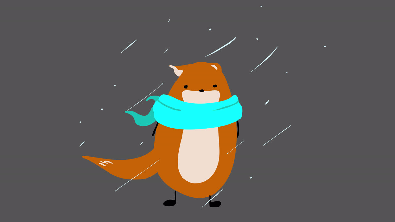 Animated Cartoon Fox 05