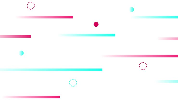 Dynamic Abstract Background with Moving Gradient Lines and Circles