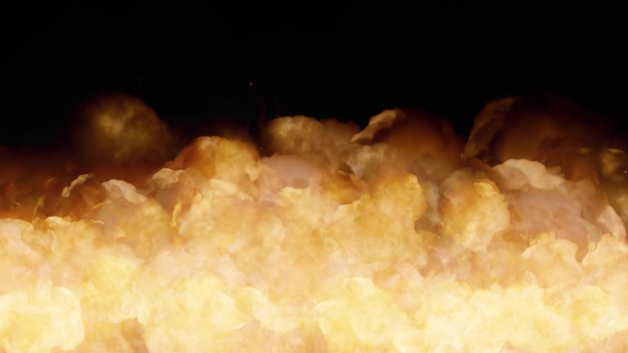 Realistic 4K Ground Explosion and Blasts. VFX element.