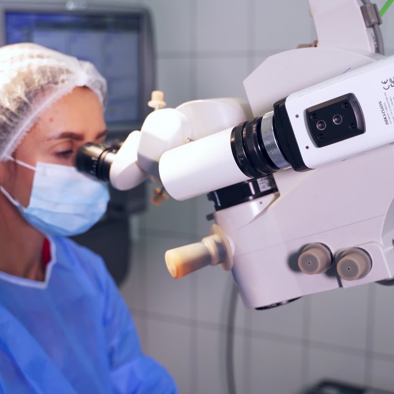 Ophthalmology laser operation