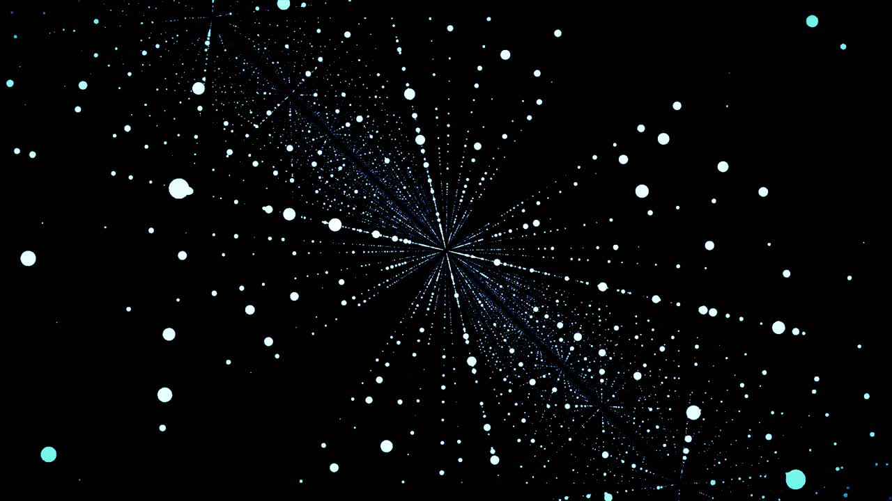 추상적인 우주 폭발