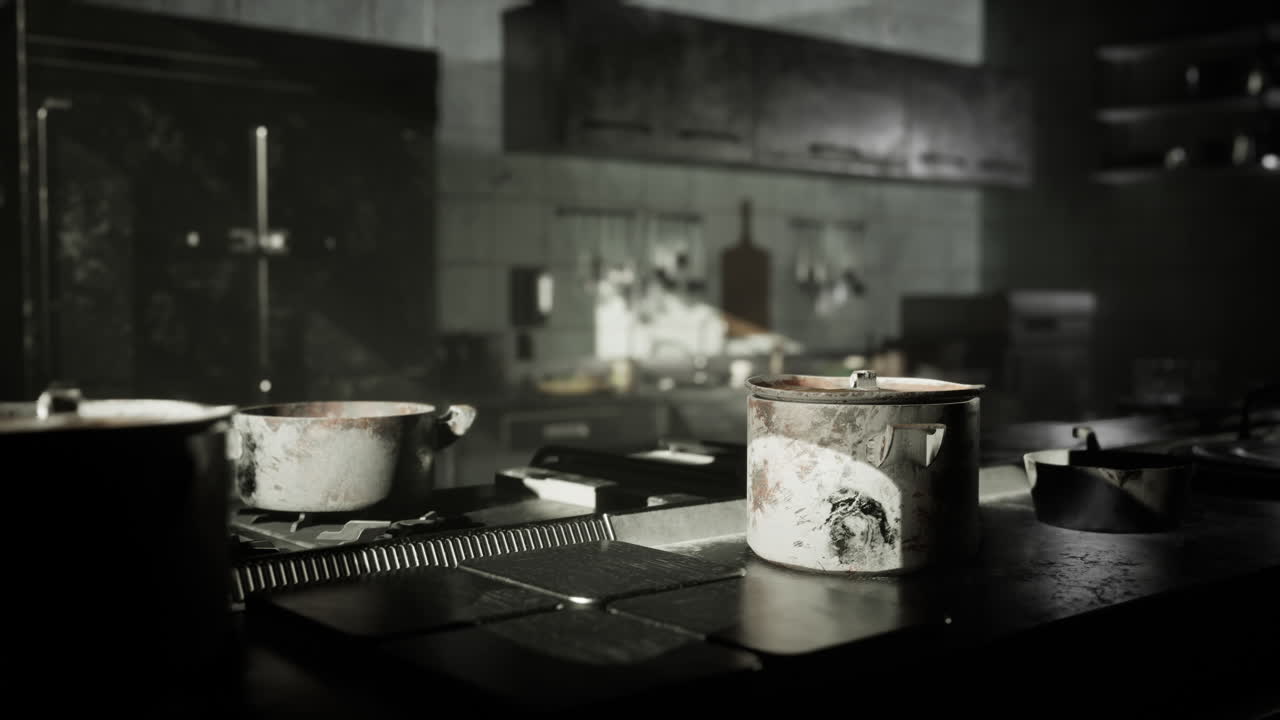 버려진 어두운 부