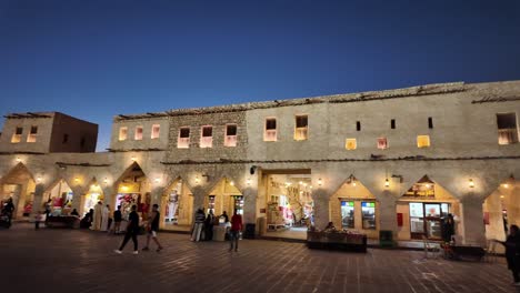 Traditional Souq at Night in Dubai