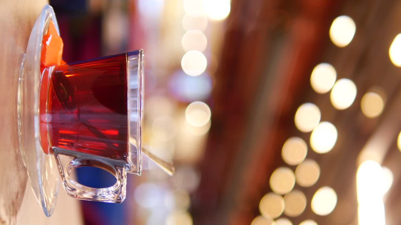 Tea Cup in a Restaurant