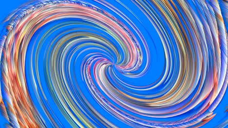 abstract twirl blur with colorful background loop.